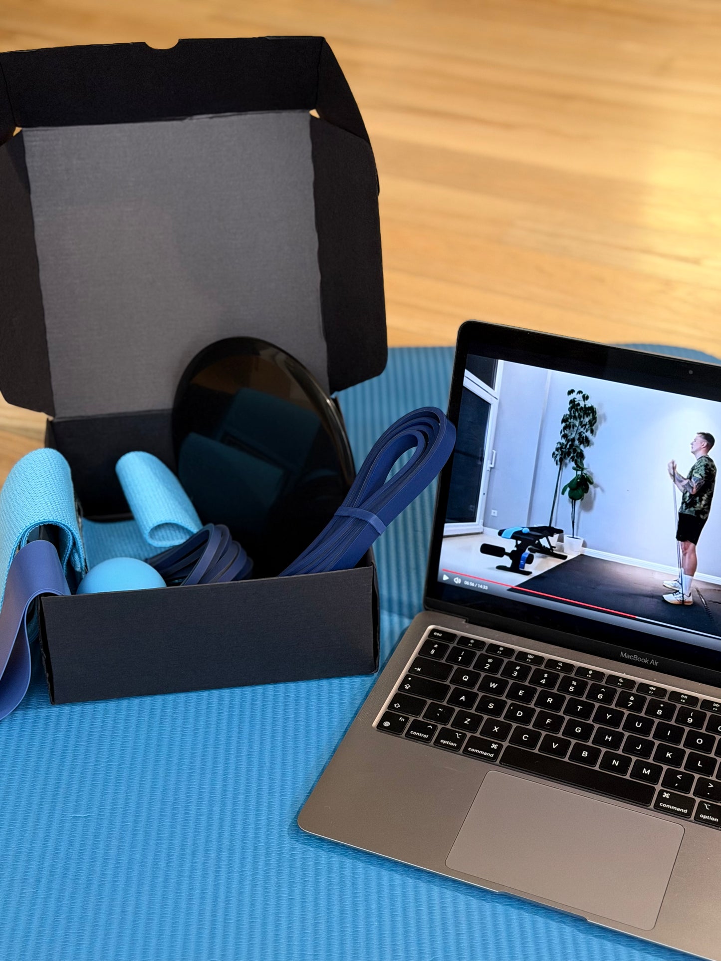 FitnessBox + treniruočių paketas